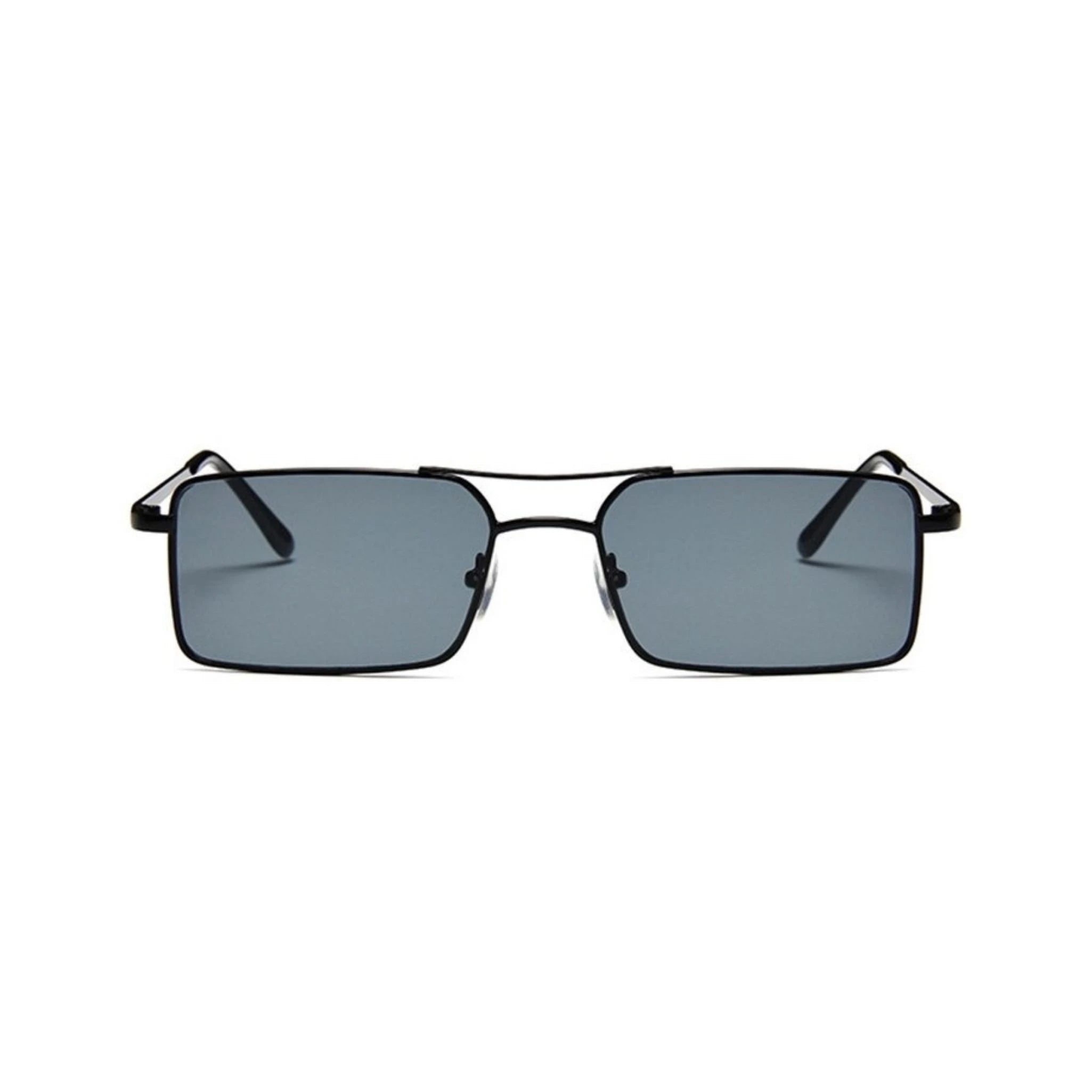 SLEEK Series Rectangular Sunglasses - Black