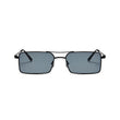 SLEEK Series Rectangular Sunglasses - Black