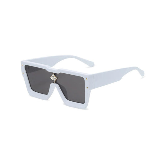 Monster Series Luxury Oversized Sunglasses - White