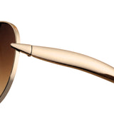 Aurelio Aviator Sunglasses - Gold Mocha