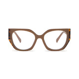 Diva Cateye Oversized Computer Glasses - Latte