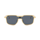 Monster Series Square Irregular Sunglasses For Men & Women - Golden Ash