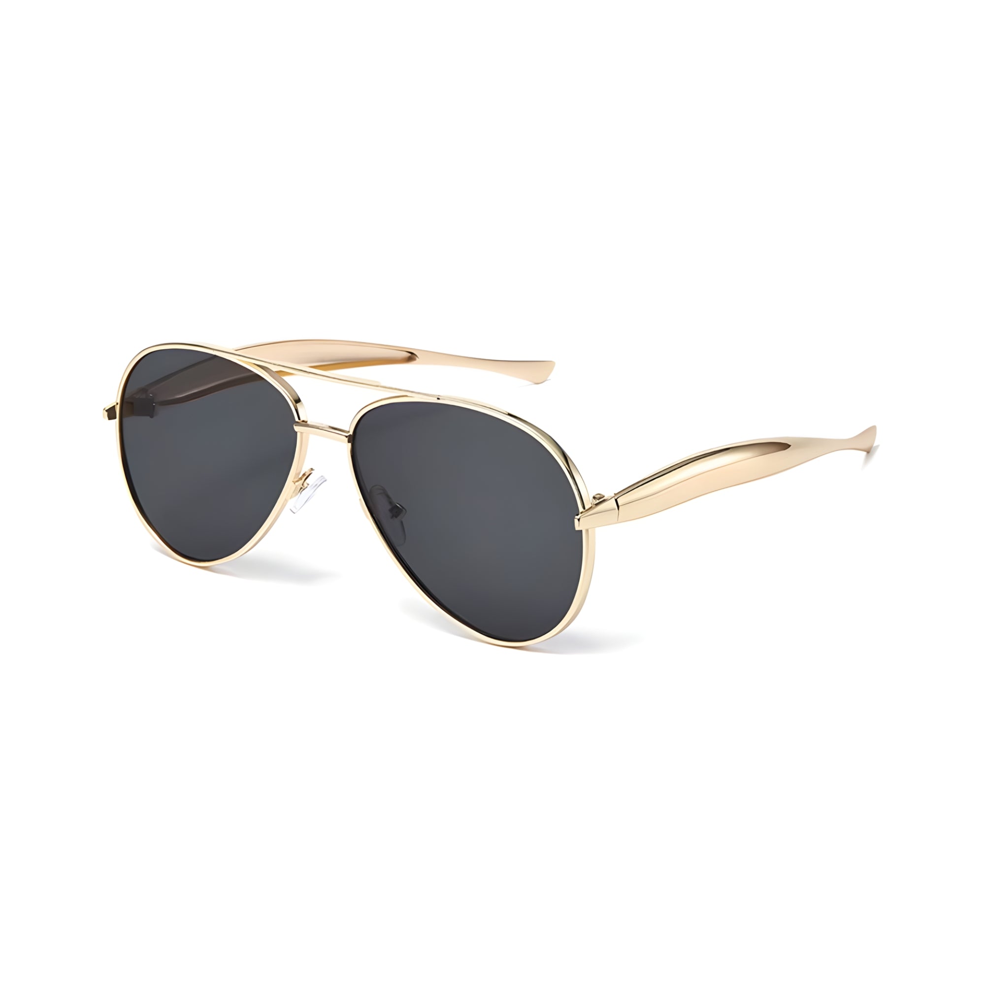Aurelio Aviator Sunglasses - Gold Ash
