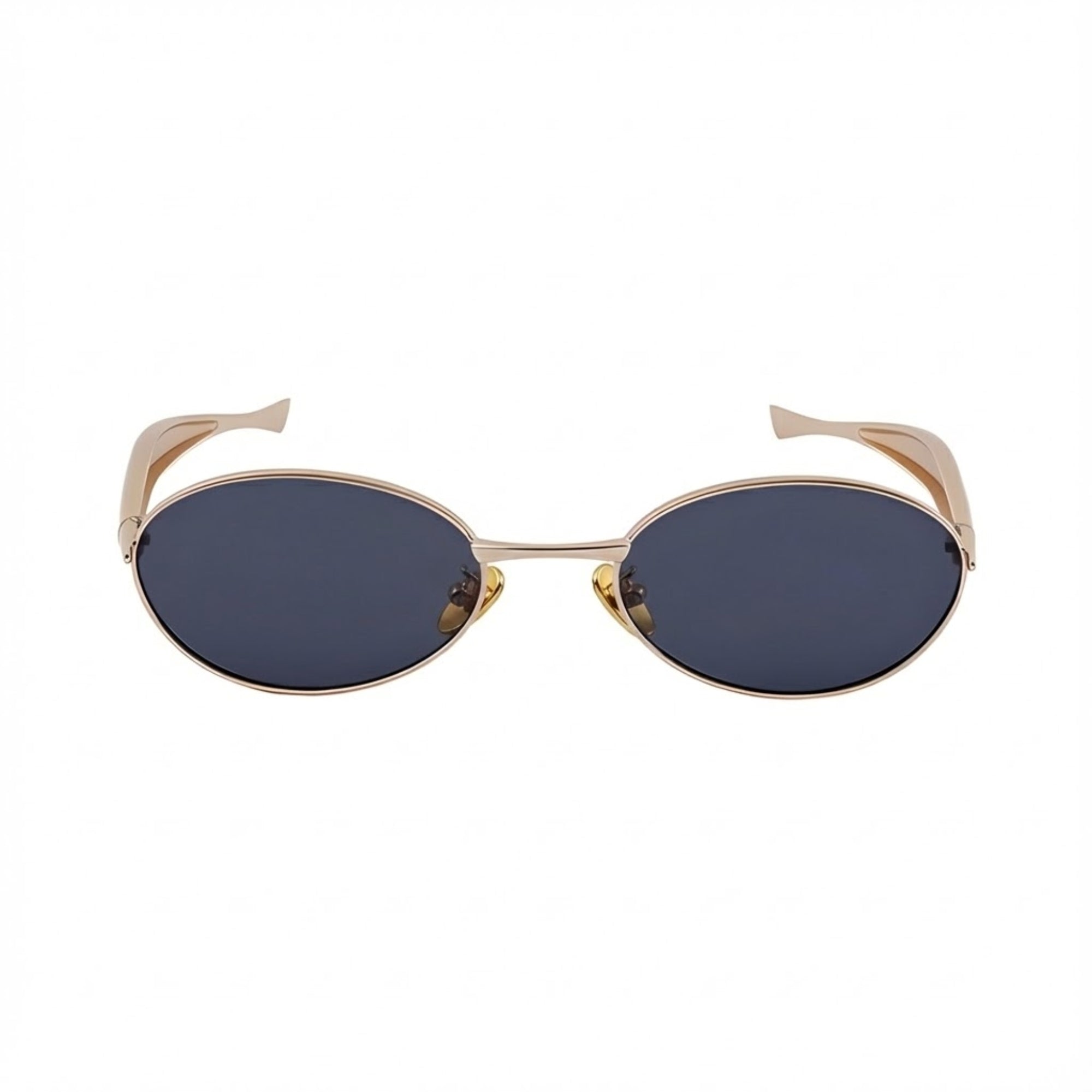 Aurelia Oval Unisex Sunglasses - Golden Ash