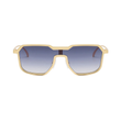 Monster Series Square Irregular Sunglasses For Men & Women - Gold Amethyst