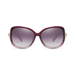 Royal Series Oval Fox Sunglasses For Women - Violet