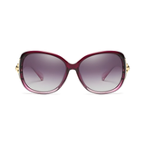 Royal Series Oval Fox Sunglasses For Women - Violet