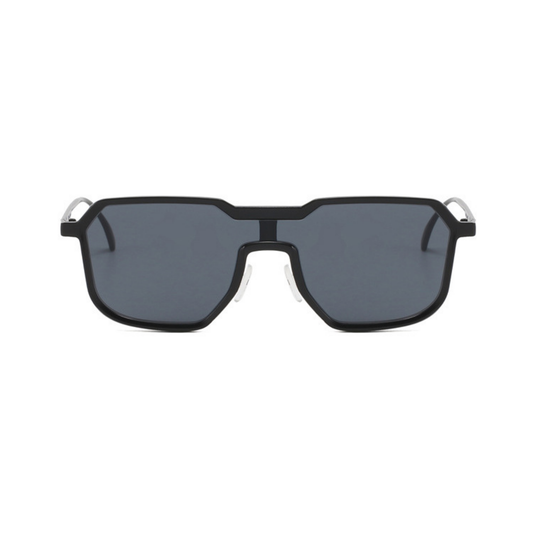 Monster Series Square Irregular Sunglasses For Men & Women - Midnight Black