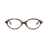 Melisa 90s Oval Computer Glasses For Men & Women - Demi Clear