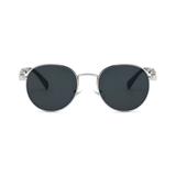 Halo Round Sunglasses - Silver Ash