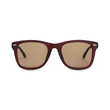 Klassic Series UV Protected Wayfarer Sunglasses - Matte Brown Frame Brown Lenses