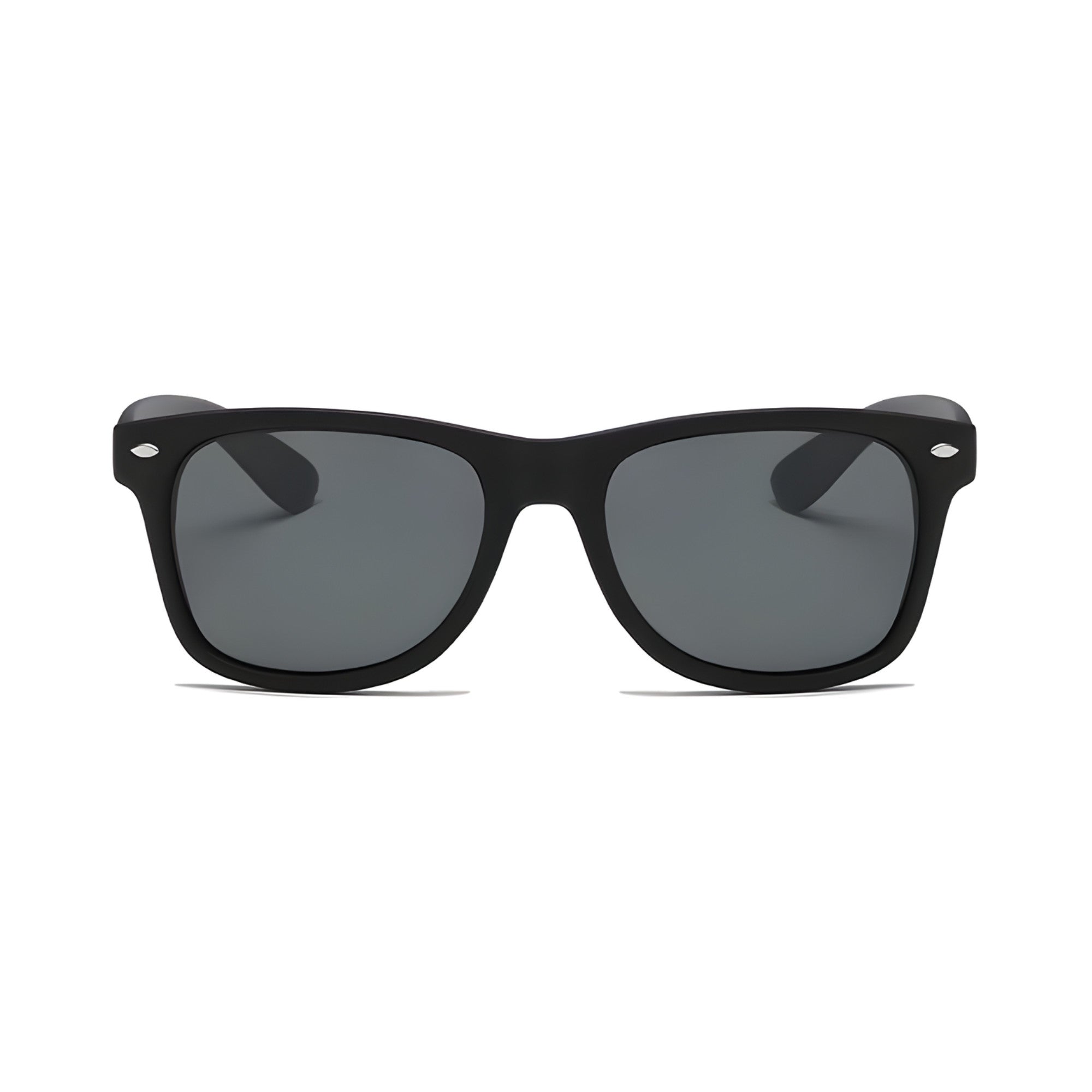 Klassic Series Polarized Wayfarer Sunglasses - Matte Black