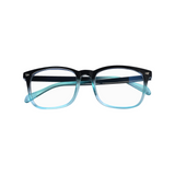 WINGZ Series Blue Light Blocking Computer Glasses - Black Blue Gradient