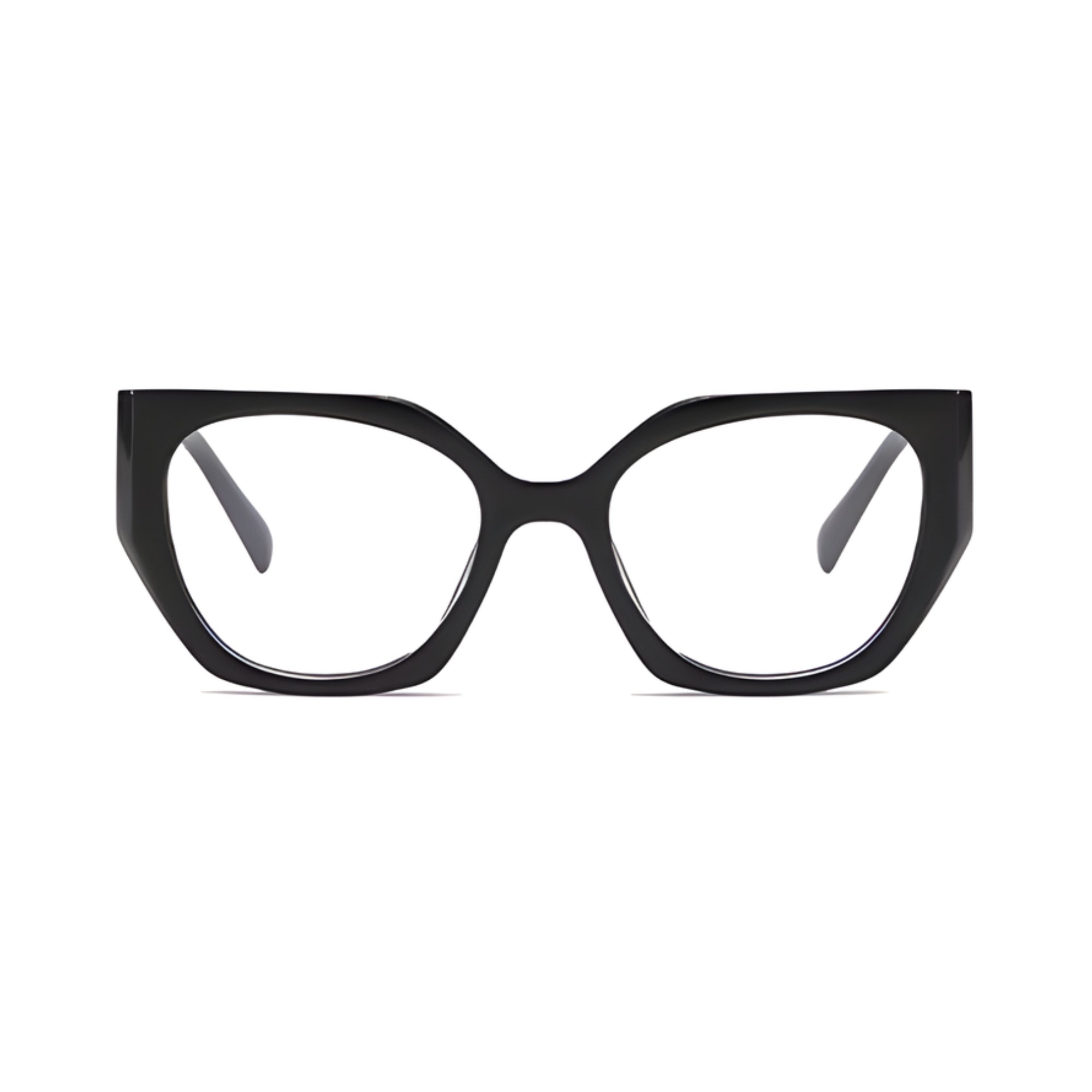 Diva Cateye Oversized Computer Glasses - Noir