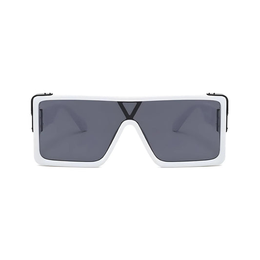 Monster Pro Oversized Square Sunglasses - White