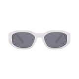 HexaBella Hexagon Irregular Sunglasses - White