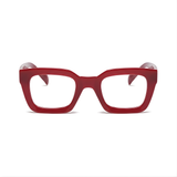 Dotted Square - Bright Red