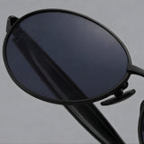 Aurelia Oval Sunglasses - Matte Ash