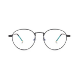 essntl series Vintage Round Computer Glasses For Men & Women Black Frame Clear Lenses