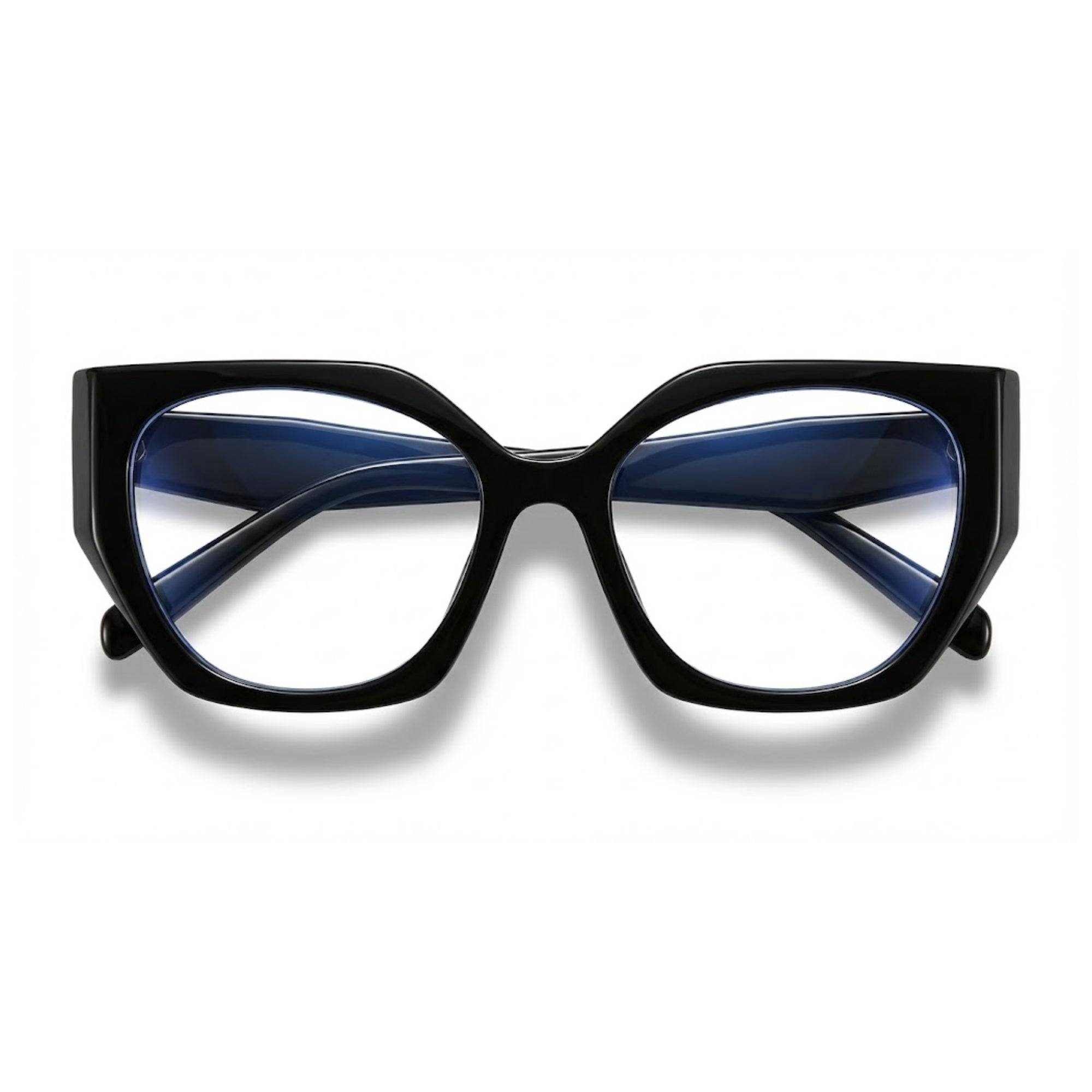 Diva Cateye Oversized Computer Glasses - Noir