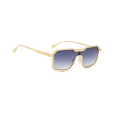 Monster Series Square Irregular Sunglasses For Men & Women - Gold Amethyst