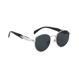 Halo Round Sunglasses - Silver Ash
