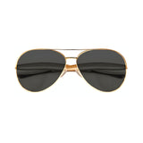 Aurelio Aviator Sunglasses - Gold Ash