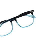 WINGZ Series Blue Light Blocking Computer Glasses - Black Blue Gradient