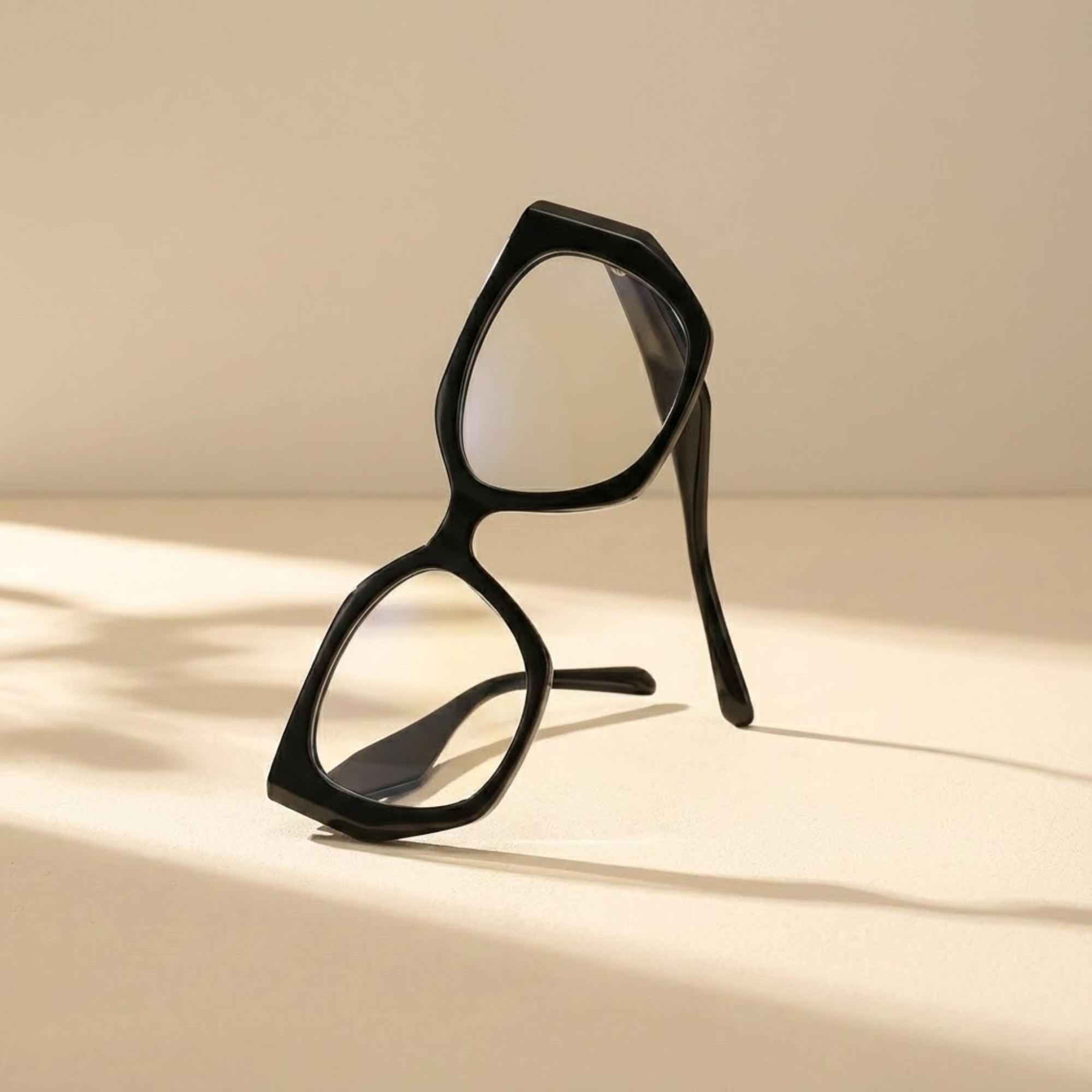 Diva Cateye Oversized Computer Glasses - Noir