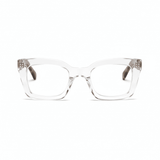 Dotted Series 3 Dots Square Blue Light Blocking Eyeglasses - Demi Glaze