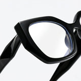 Diva Cateye Oversized Computer Glasses - Noir