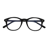 Wingz Series Blue Light Blocking Oval Computer Glasses - Black