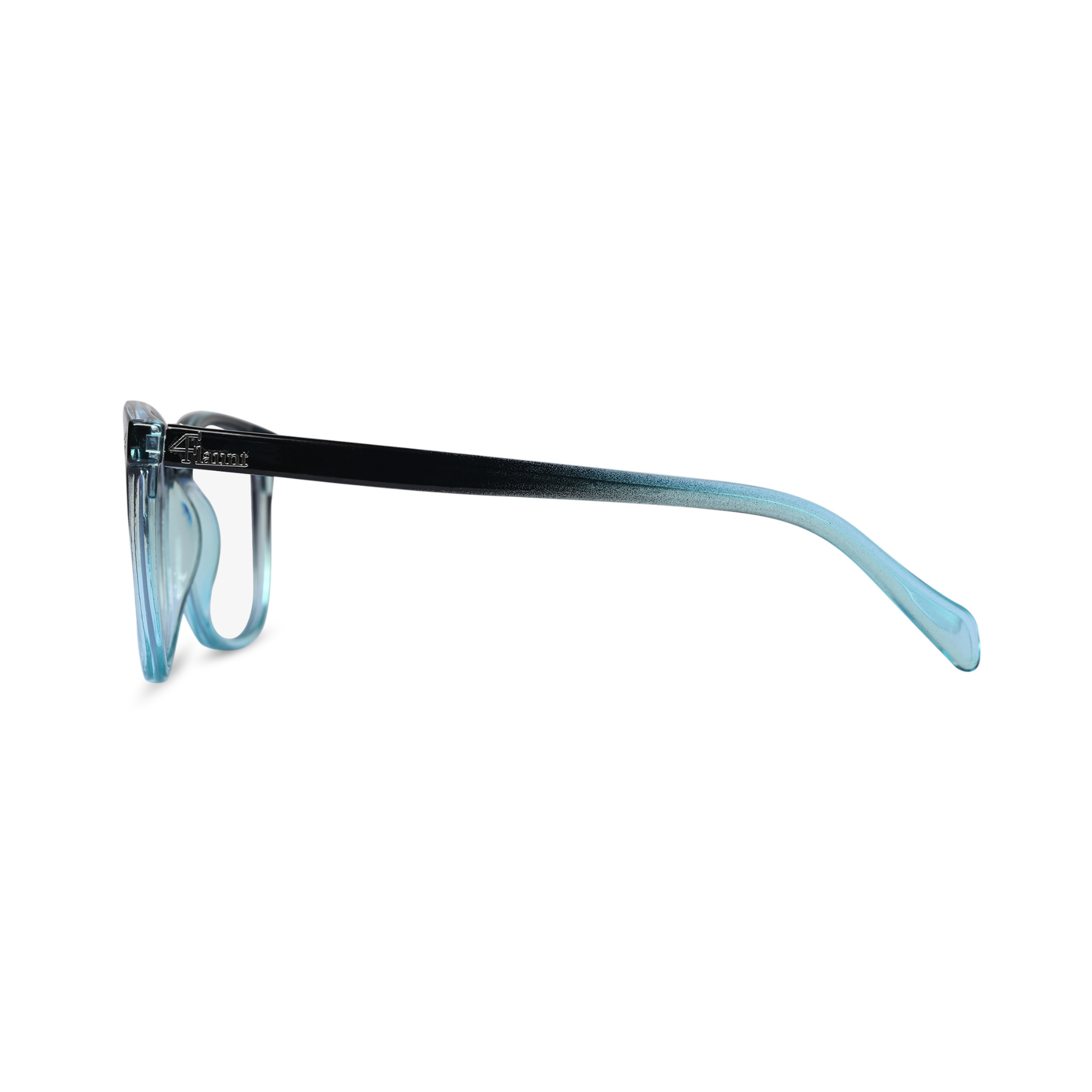 WINGZ Series Blue Light Blocking Computer Glasses - Black Blue Gradient