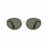 essntl Series Retro Oval 90s Sunglasses For Men & Women Wild Edit - Wild Fern