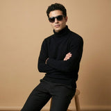 Klassic Series Polarized Wayfarer Sunglasses - Matte Black