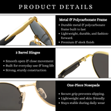 Halo Round Sunglasses - Silver Ash