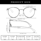 Halo Round Sunglasses - Silver Ash
