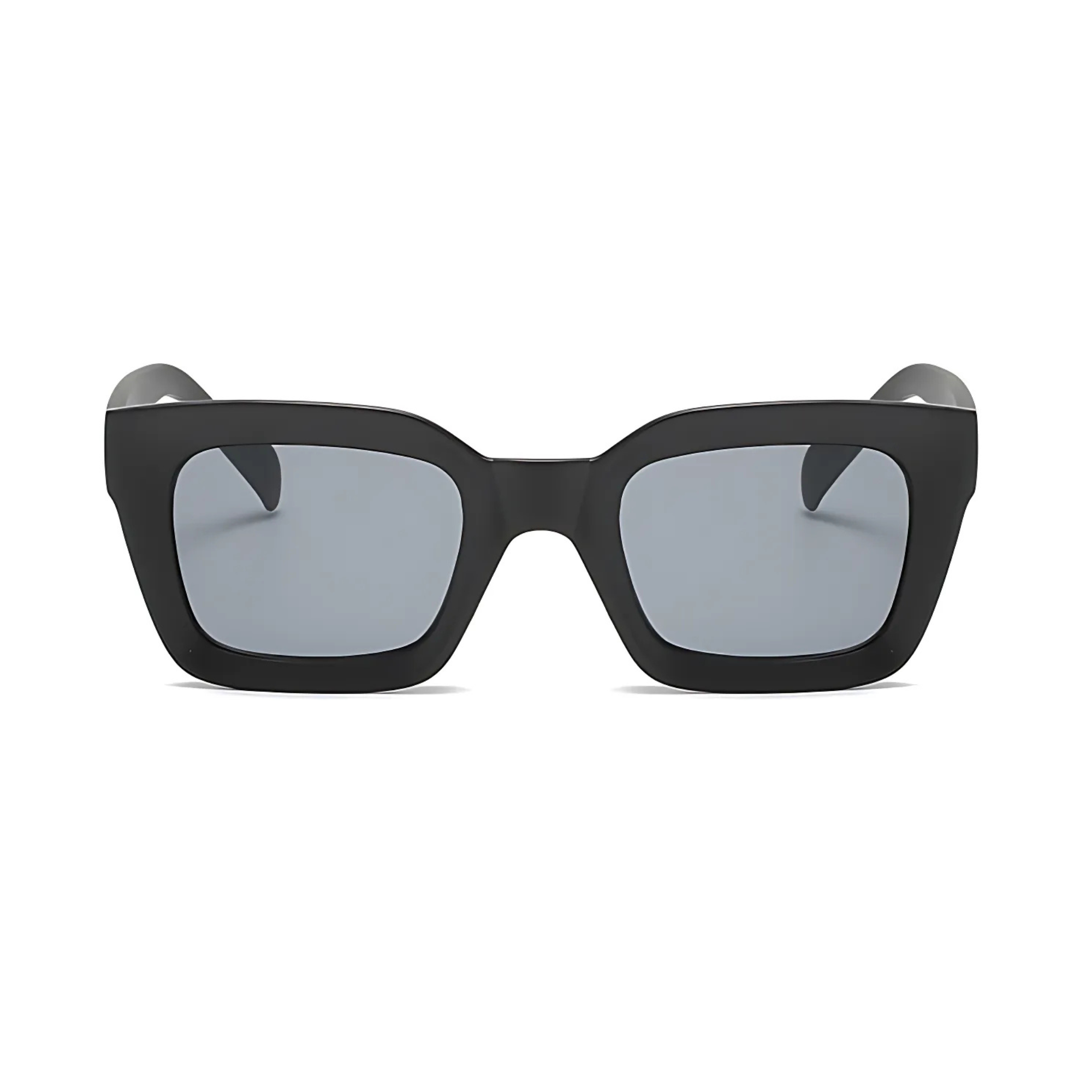 Dotted Series 3 Dots Square Sunglasses - Black