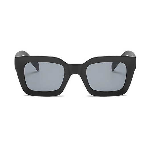 Dotted Series 3 Dots Square Sunglasses - Black