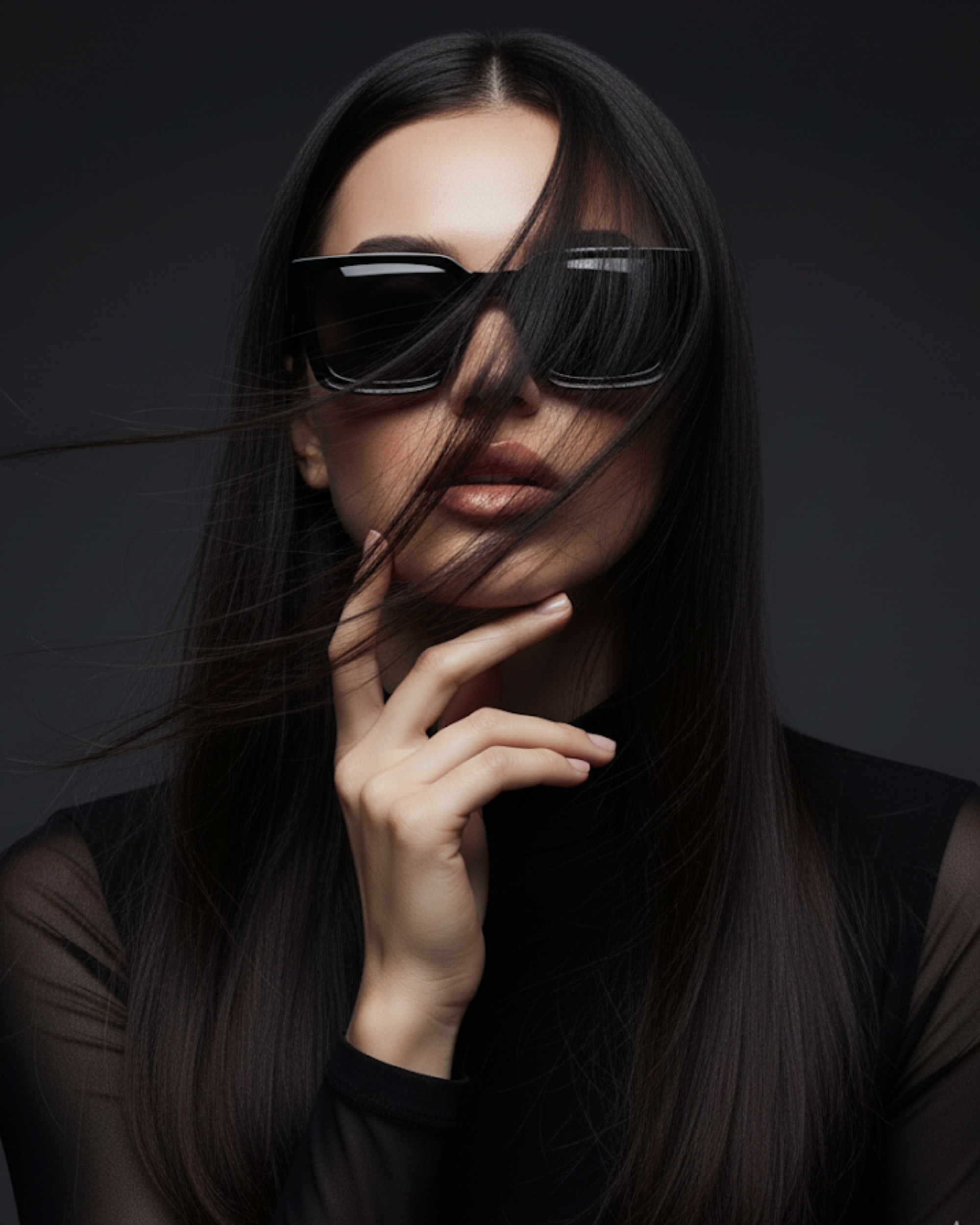 Bold Series Square Sunglasses - Noir