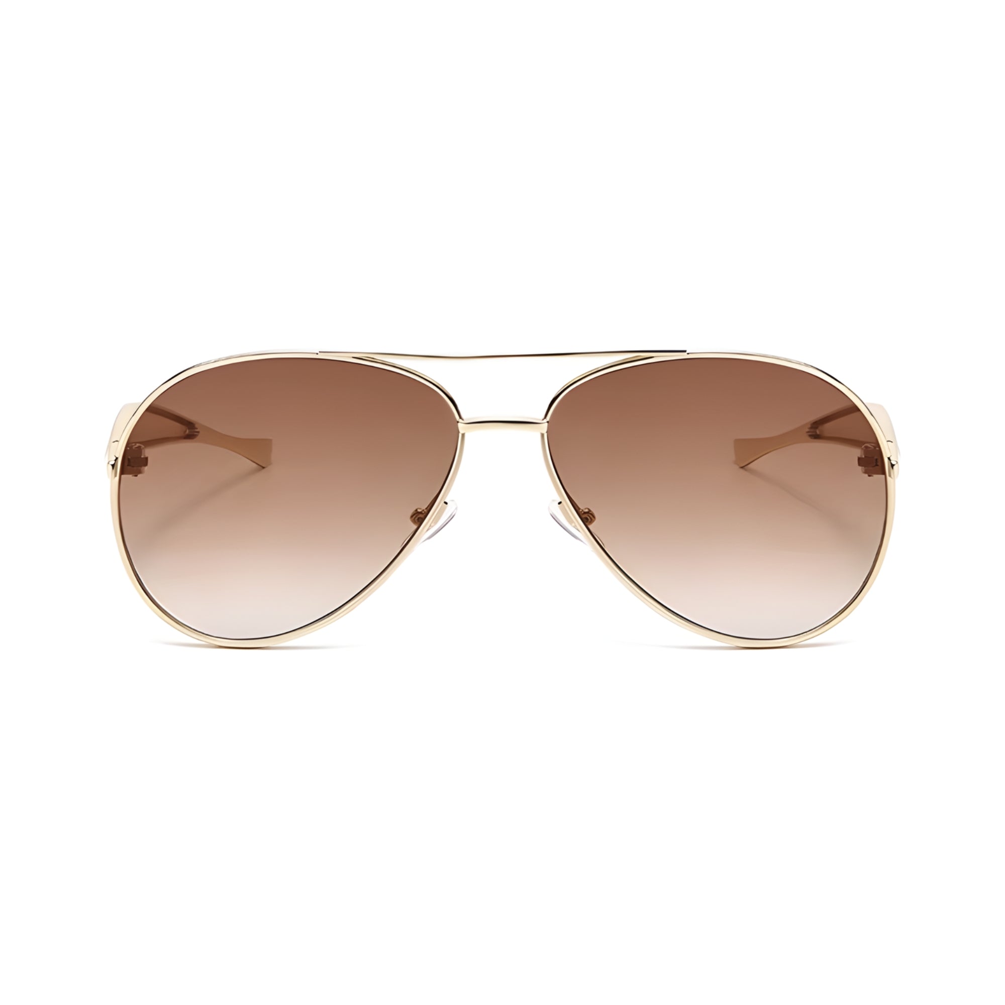 Aurelio Aviator Sunglasses - Gold Mocha