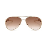 Aurelio Aviator Sunglasses - Gold Mocha
