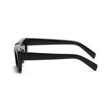 Futuristic Series Street Wear Y2K Rectangle Sunglasses - Onyx Black