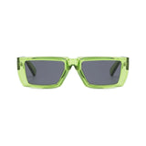 Futuristic Series Street Wear Y2K Rectangle Sunglasses - Neon Green
