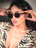 essntl Series Retro Oval 90s Sunglasses For Men & Women Wild Edit - Wild Shadow