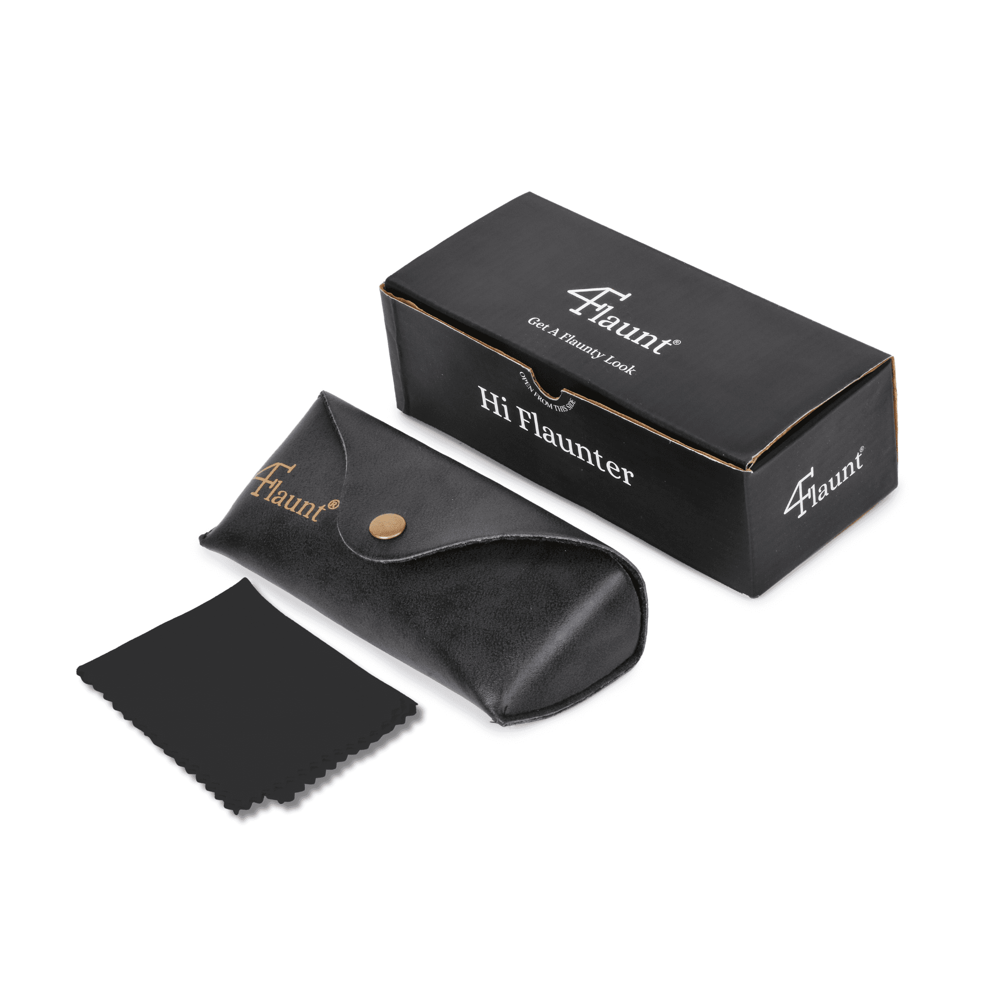 Etched Square Eyeglasses for Men & Women - Silver Crystal