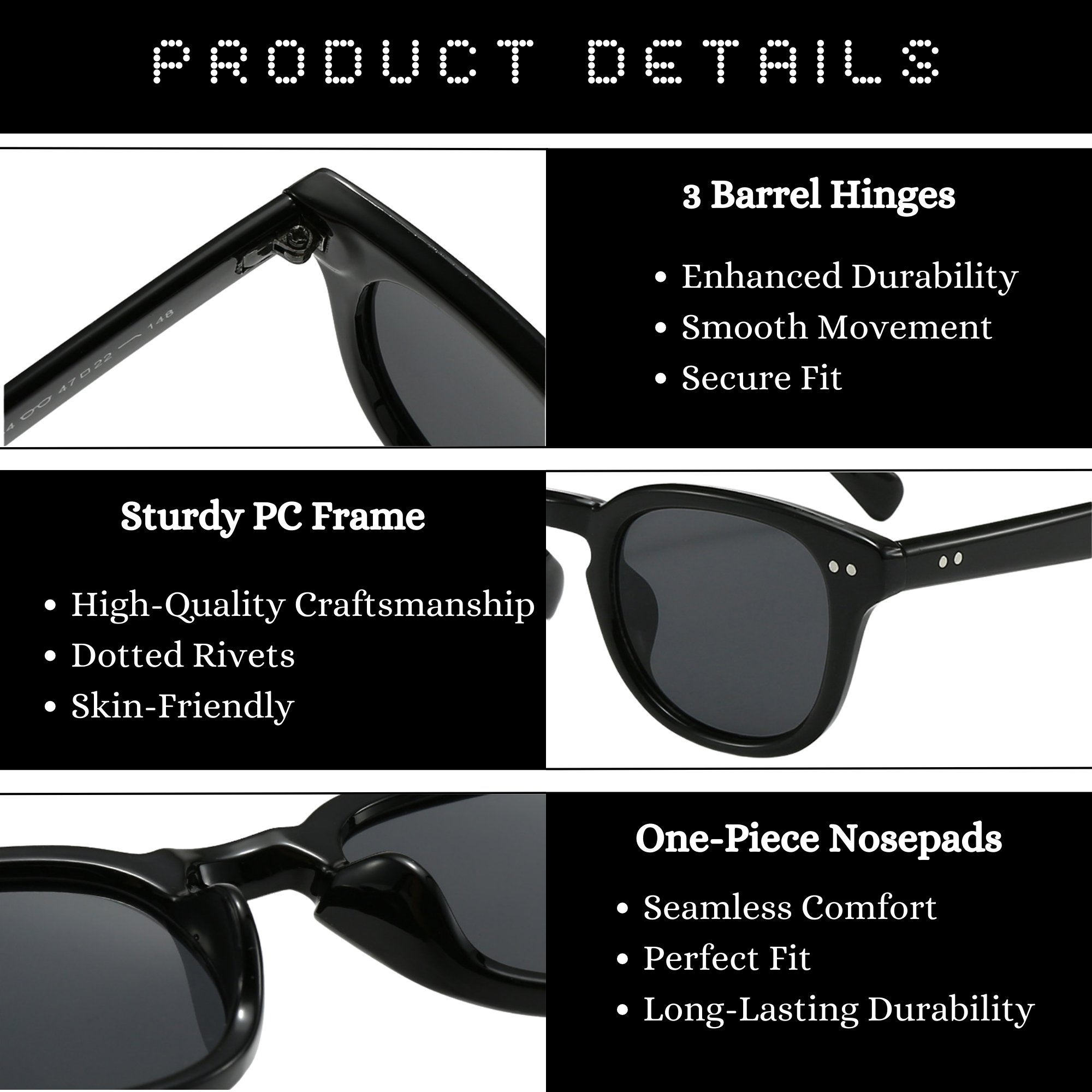 Dotted Series Panto Vintage Sunglasses for Men & Women - Demi Green