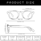 Dotted Series Panto Blue Light Blocking Glasses for Men & Women - Black