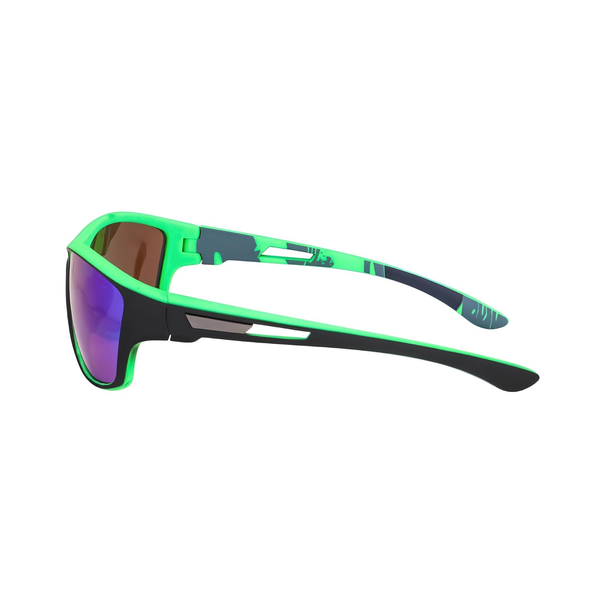 Xplorer Series Polarized Sports Sunglasses - Green Mirrored
