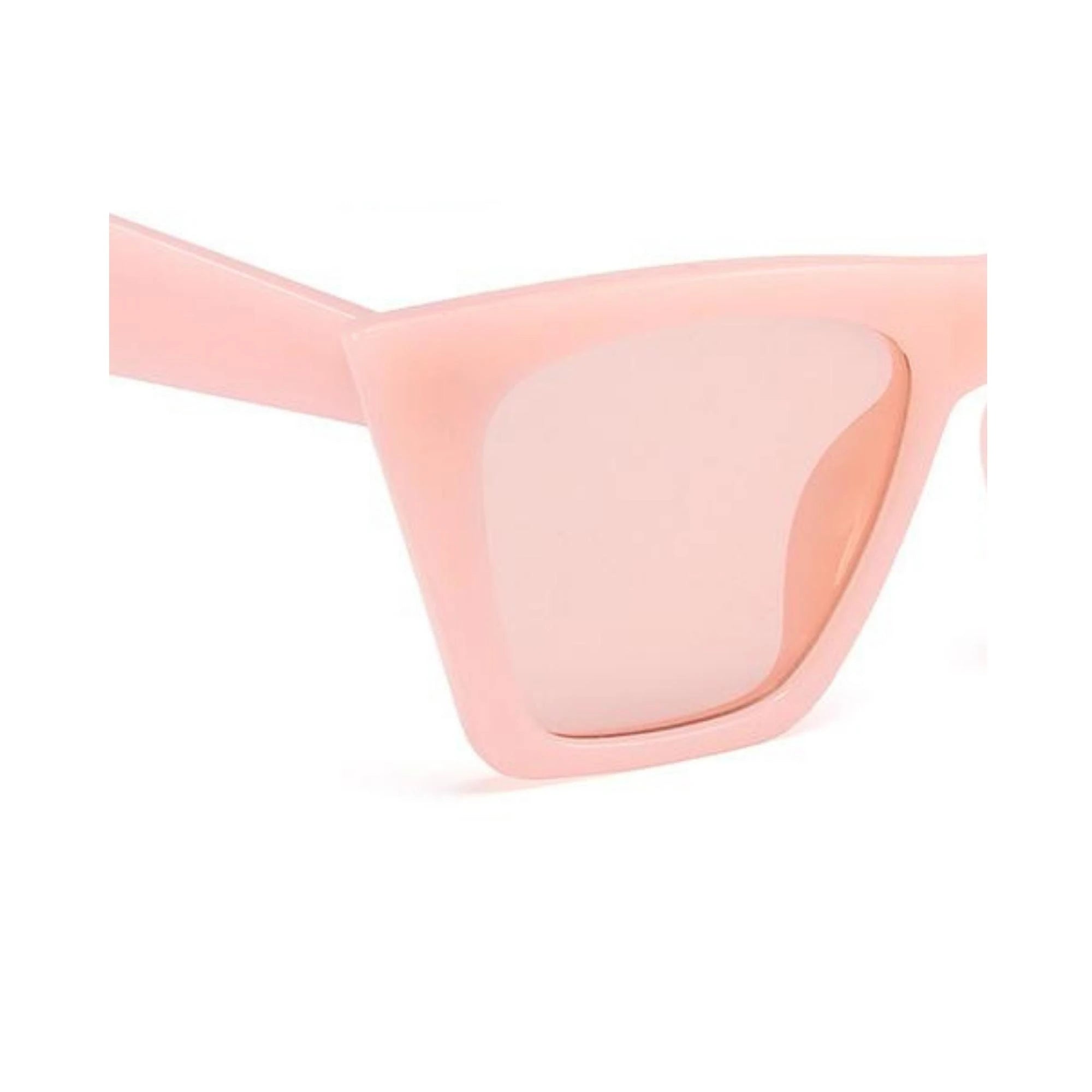 Flat Top Cateye Sunglasses For Women - Barbie Pink